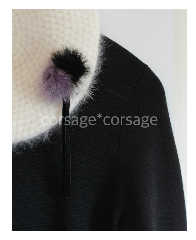 Mink Fur 3tone Corsage/corsage*corsage