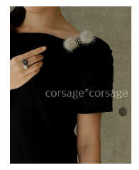 Mink Fur&Swarovski Corsage/corsage*corsage