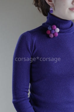 Wool Maruaru Corsage/corsage*corsage