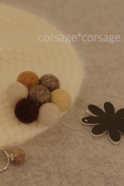 Wool Maruaru Corsage/corsage*corsage