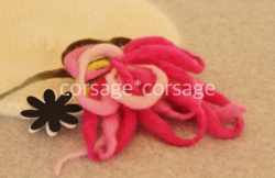 Wool Loop Corsage/corsage*corsage