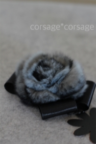 Fur Rose Corsage/corsage*corsage