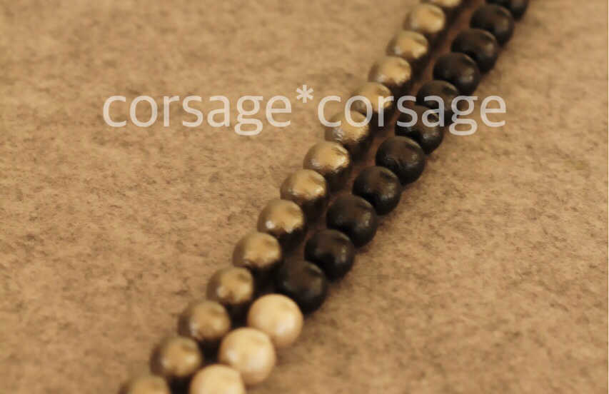 CottonPearl Necklace/corsage*corsge