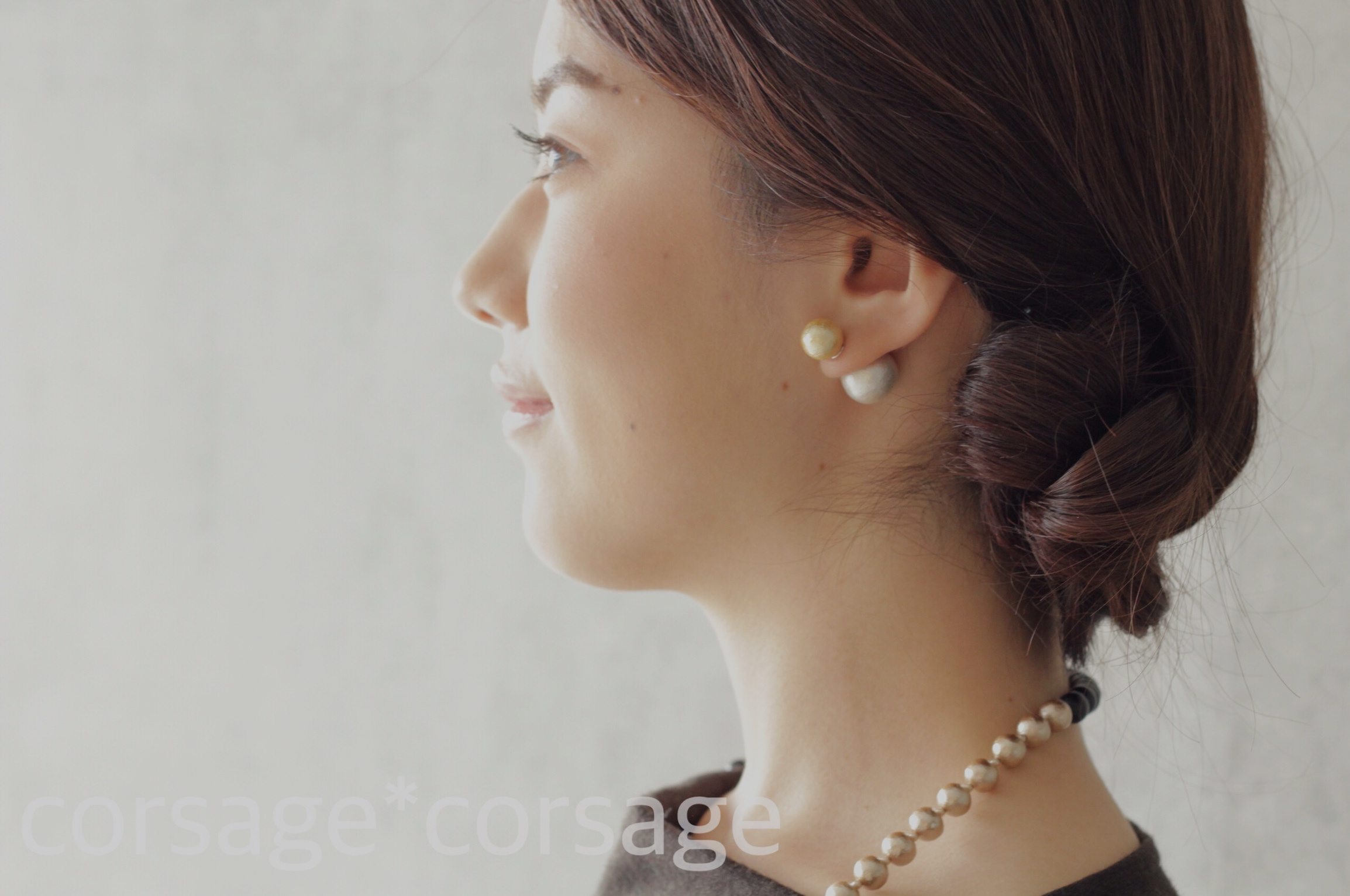 CottonPearl 2way Pierce/corsage*corsage