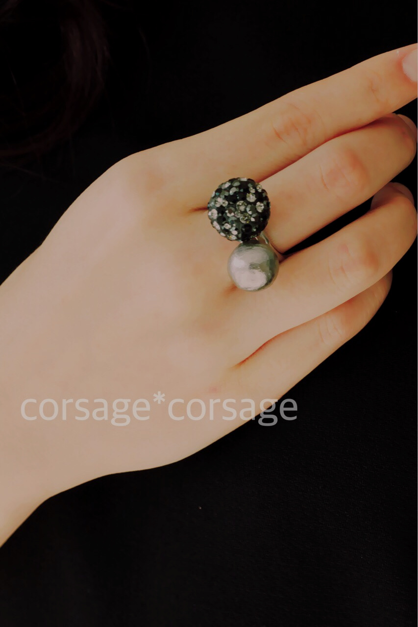 Swarovski Ring/corsage*corsage