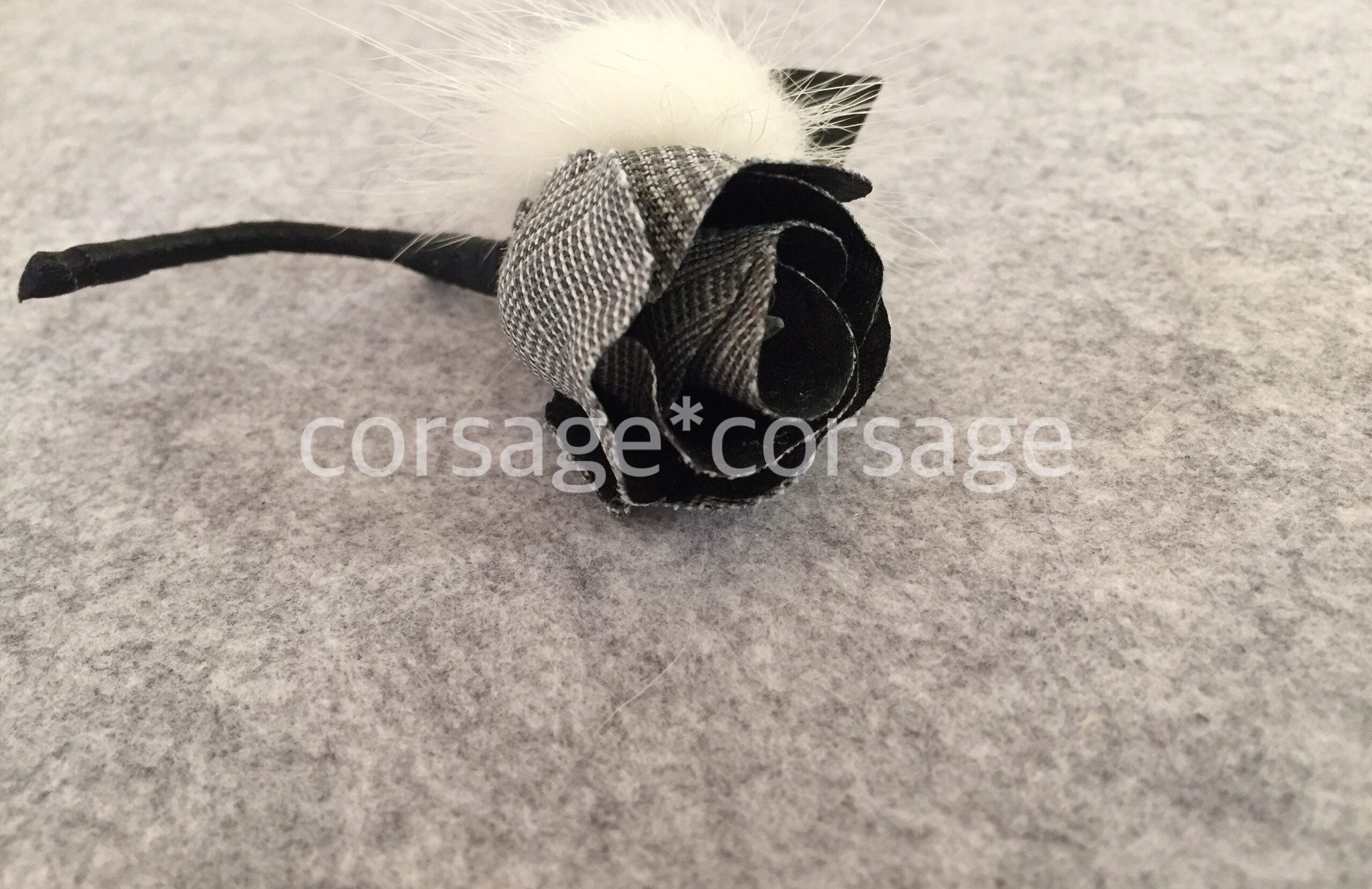 Italian Linen Rose Corsage/corsage*corsage
