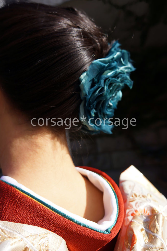 Silk Antique Rose Corsage/corsage*corsage