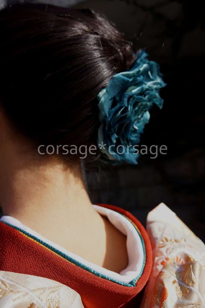 Silk Antique Rose Corsage/corsage*corsage