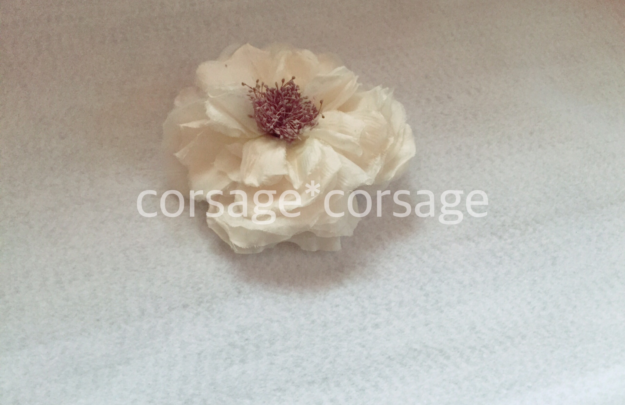 Silk Antique Rose Corsage/corsage*corsage