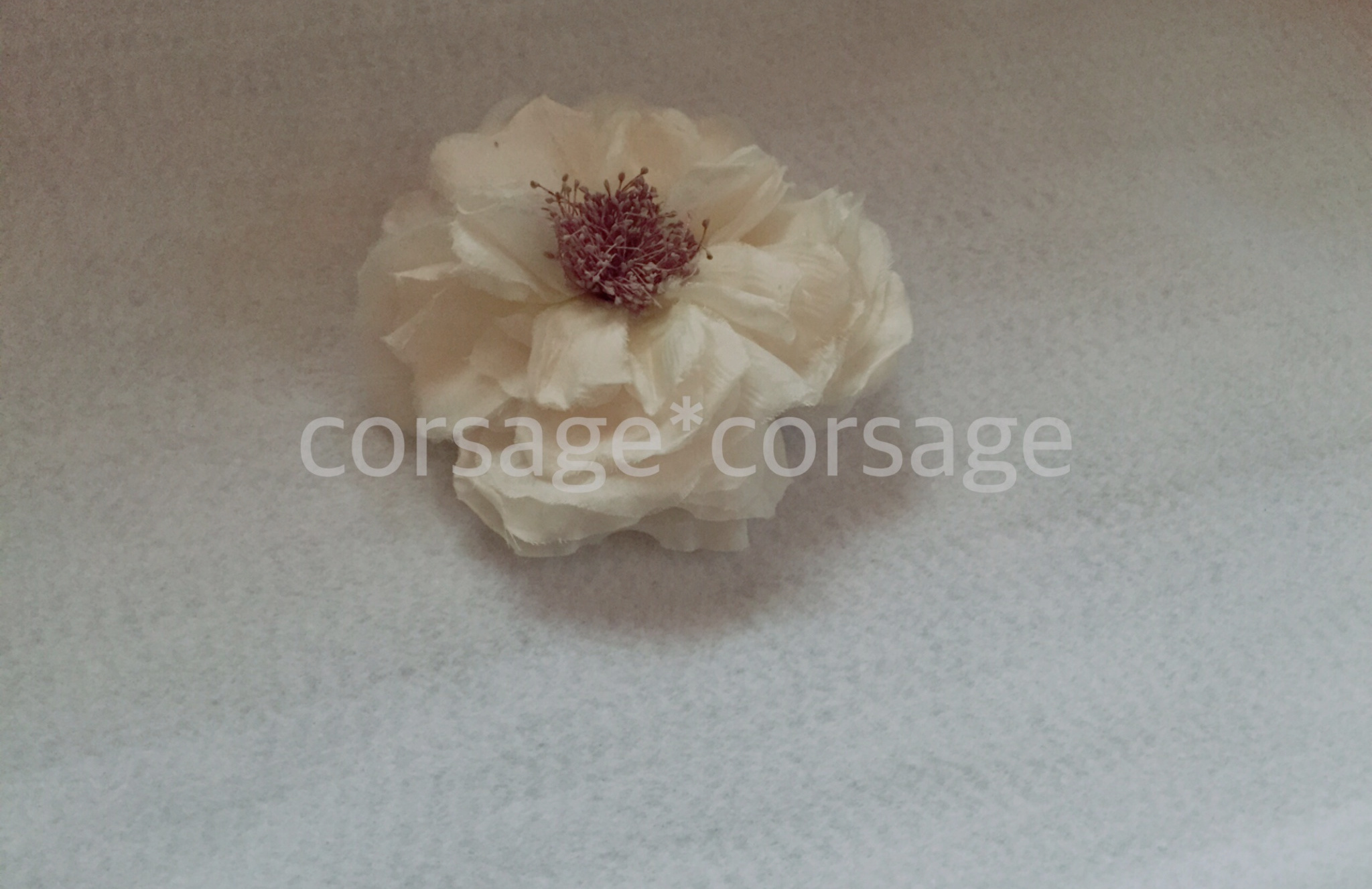 Silk Antique Rose Corsage/corsage*corsage