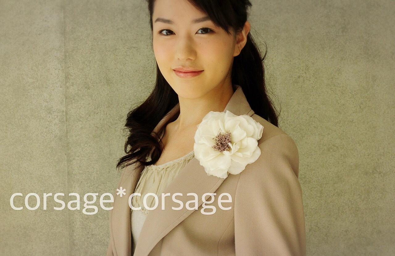 Silk Antique Rose Corsage/corsage*corsage