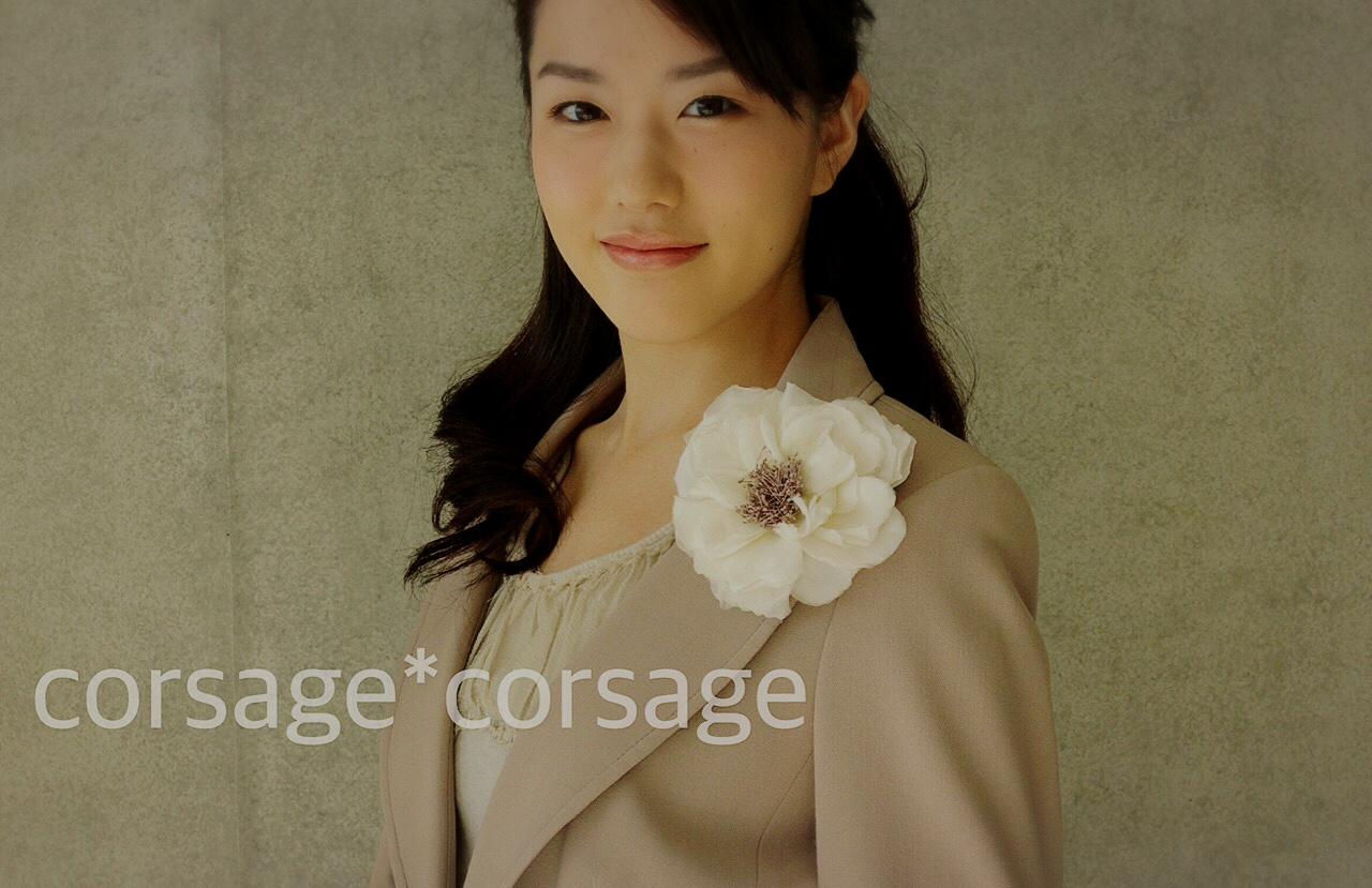 Silk Antique Rose Corsage/corsage*corsage