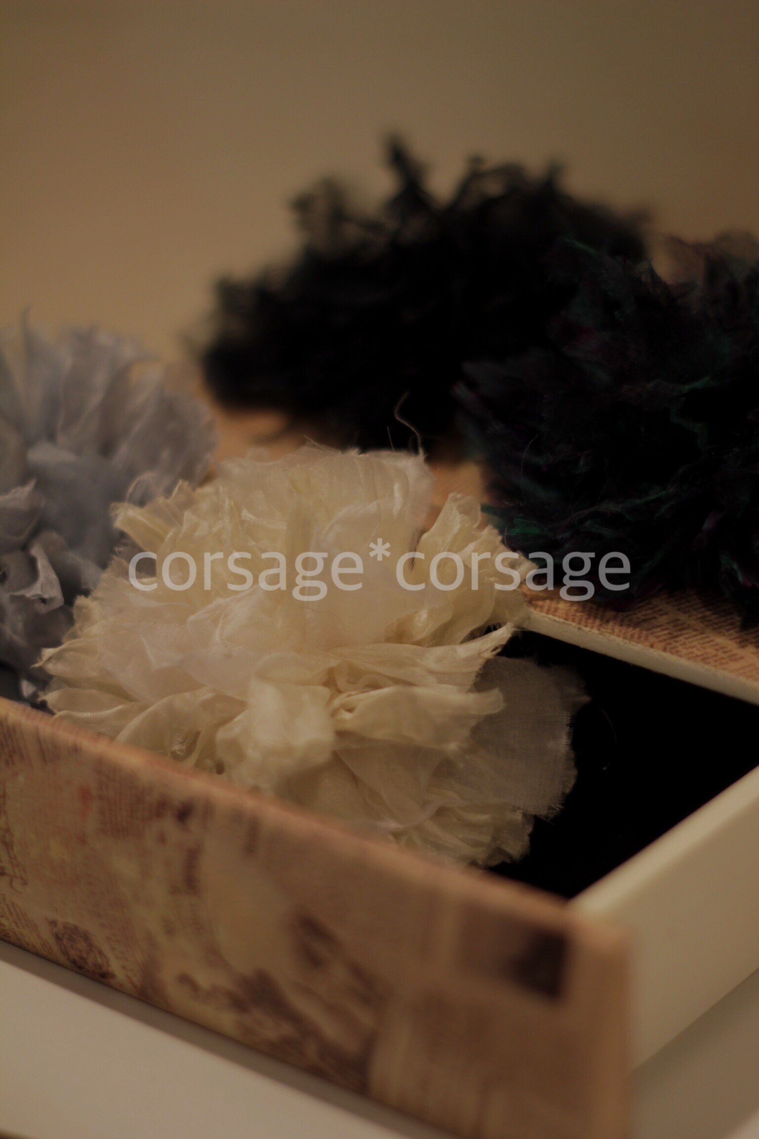 Silk Ponpon Corsage/corsage*corsage