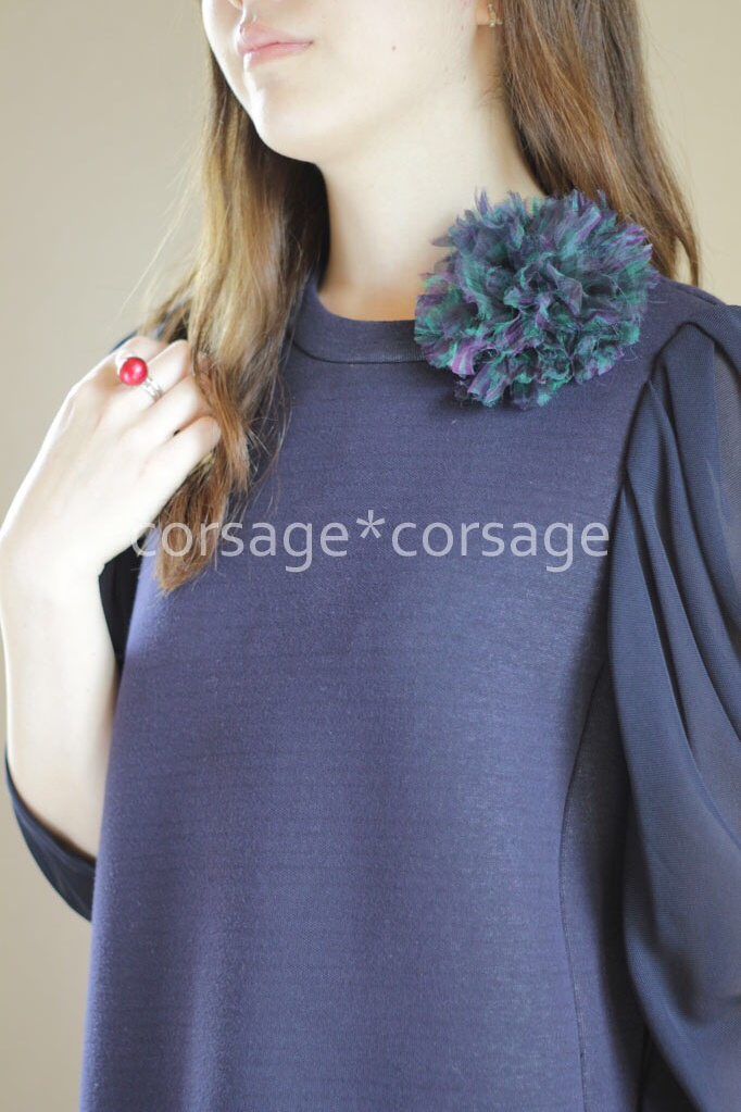 Silk Ponpon Corsage/corsage*corsage