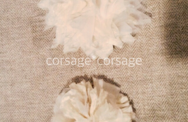 Silk Ponpon Corsage/corsage*corsage